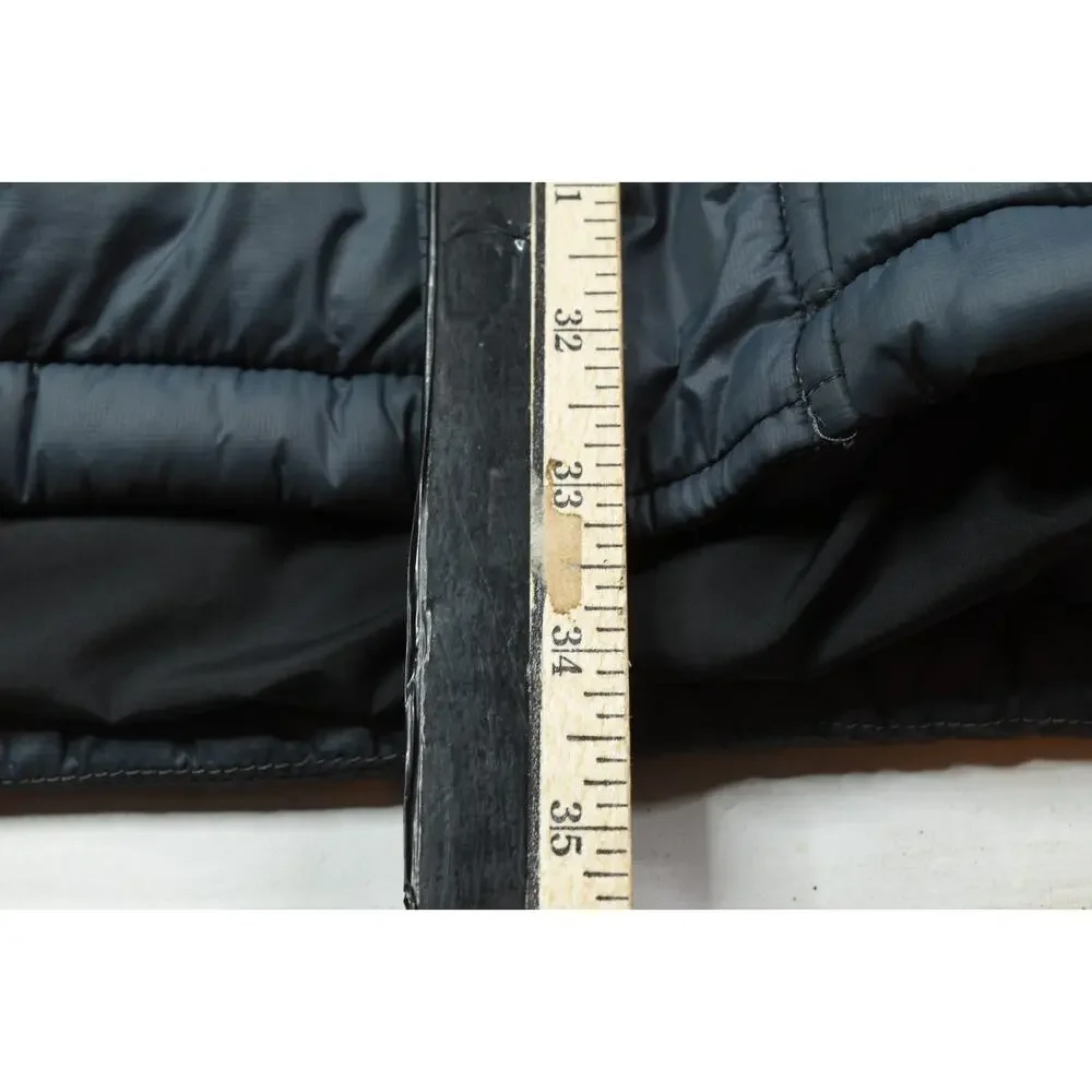The North Face Himalayan Insulated Parka Jacket Mens 2XL Gray Black FullZip